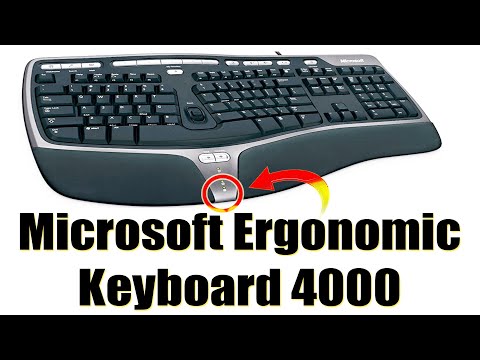 Microsoft natural ergonomic keyboard 4000 review, good ergonomic keyboard, completely random review