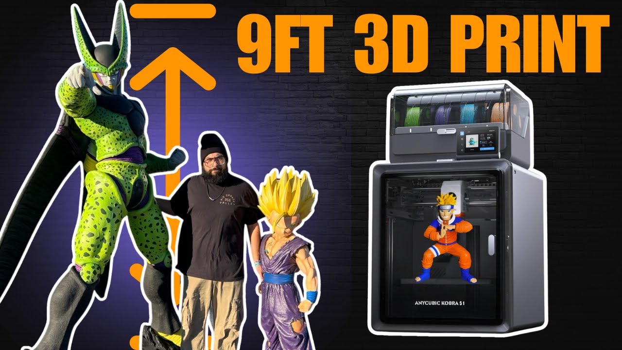 Life-Size Anime Statues Made with Budget 3D Printers?!?