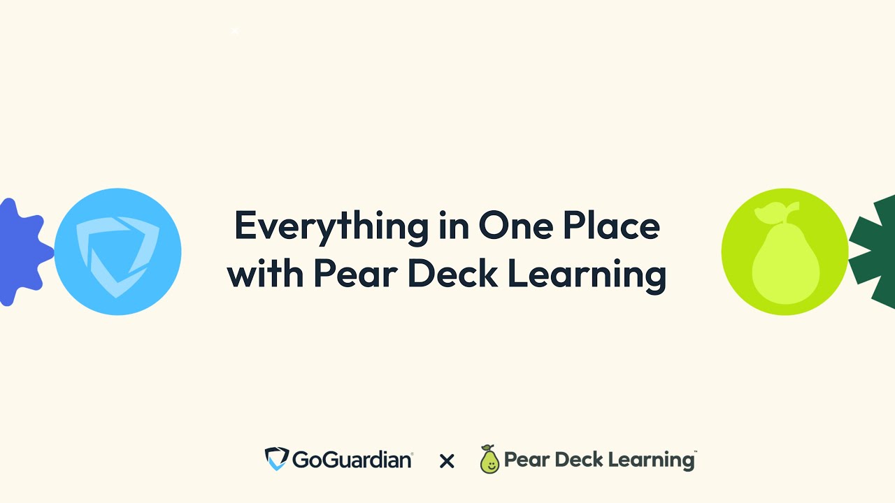 Everything in One Place with Pear Deck Learning - YouTube
