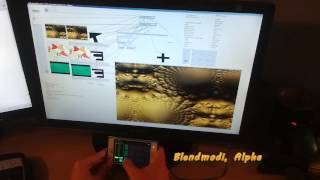 VVVV Mixer + Touch OSC + Audio Analyse