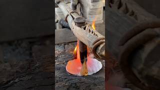 make a hole in the handle of the rubber tapping knife⚒️🔥⚔️ #usa #america #fyp #viral #shorts #art