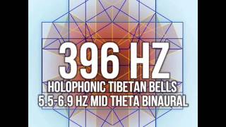 396 Hz Solfeggio with Evening Theta Binaurals and Holophonic Tibetan Bells