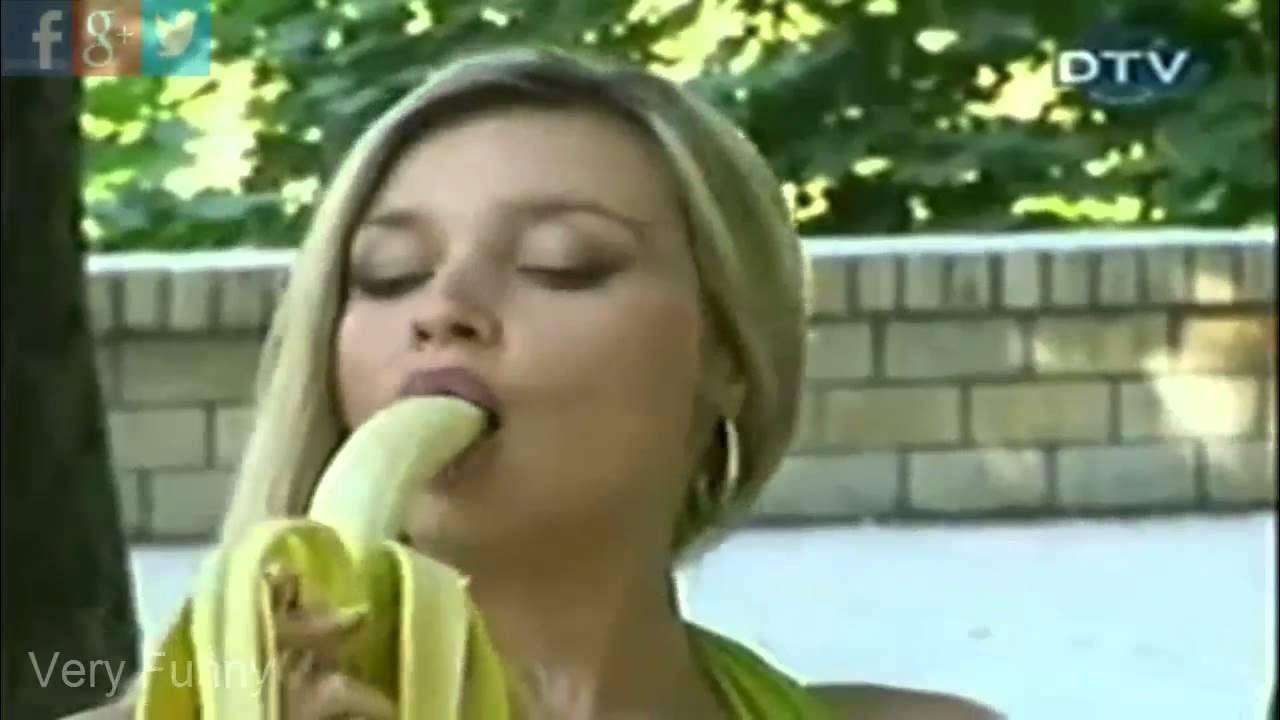 Funny Girl Eating Banana Prank Youtube 