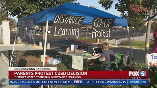 Parents Protest Decision To Keep Carlsbad Classrooms Closed
