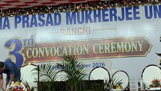 3rd convocation ceremony of DSPMU Ranchi #University #ranchi #jharkhand