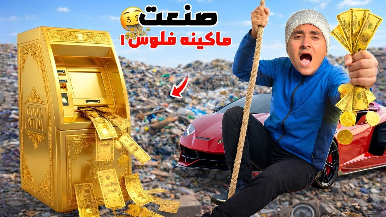 لما أخوك الصغير يصنع ماكينة بتطلع فلوس💸😂| محمد احمد