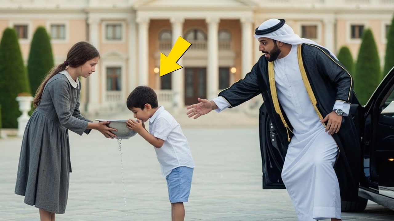 Сын миллиардера молчал годами, пока эта бедная девочка не дала ему глоток воды...