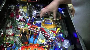 #201 Bally ADDAMS FAMILY Pinball Machine with neat LED mods!  TNT Amusements