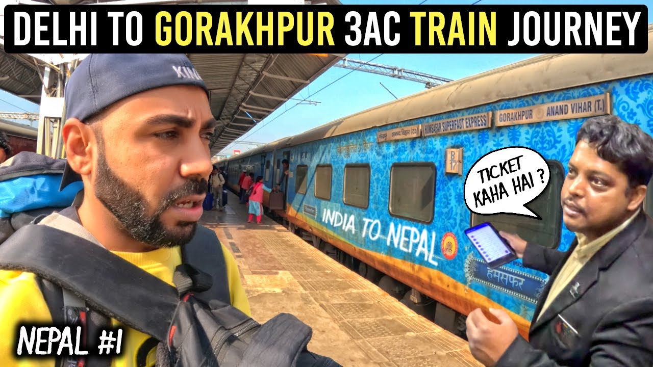 delhi-to-gorakhpur-train-journey-humsafar-express-3ac-train