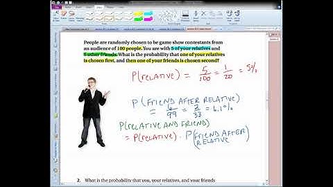 Section 10.5 Video Lesson (Independent and Dependent events
