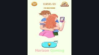 Tricky Mind Delete One Part LEVEL 42 Fix her phone - Gameplay Walkthrough Android IOS screenshot 1