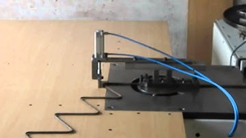 Zig Zag Bar Rebar Rod Bending Machine by Shamam Engineering Industries