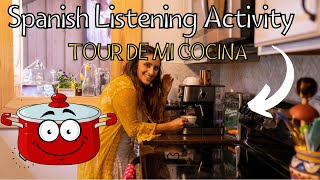 Kitchen Vocabulary in Spanish, in 5 minutes! 🍽 (listening activity) Mi Cocina. Comprehensible Input