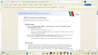 New Perspectives Excel 365 | Module 6: End of Module Project 2 JKS Communications