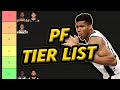 Nba aktf en y power forward siralamasi yaptim  pf tier list