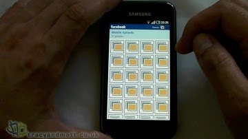 Samsung Galaxy S Social networking demo video