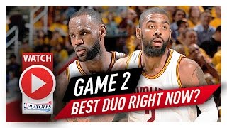 LeBron James & Kyrie Irving Game 2 ECSF Highlights vs Raptors 2017 Playoffs - 61 Pts Total