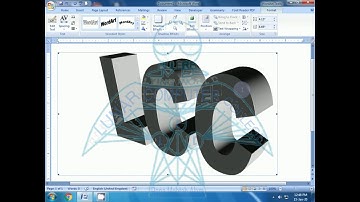 How to type 3d Text in WinWord or MsWord - Lunar Computer College