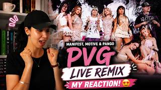 First Time Watching manifest x Motive x Pango - pVg Live Remix | This Collab is 🔥 REACTION