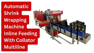 Automatic Shrink Wrapping Machine Inline Feeding With Collator Multiline
