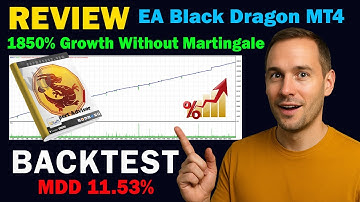 EA Black Dragon MT4 How This EA Made 1850% Profit With Zero Panic - Backtest Reveal | EcomForex