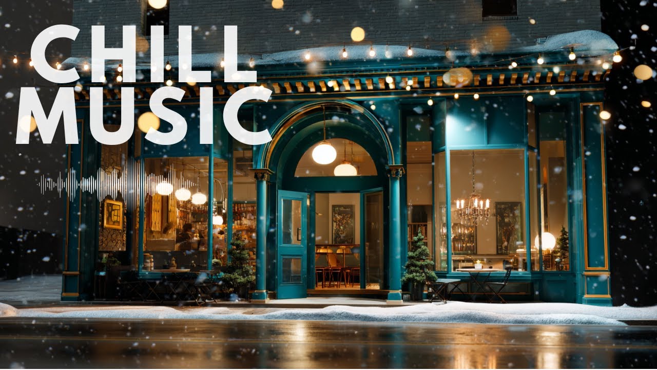 Cozy Winter Coffee Shop Ambience ❄️ Lo-fi Jazz Mix to Warm Your Soul