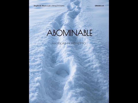 Abominable Nicolas Repetto String Orchestra Grade 2 5
