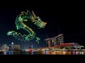 The legend of the dragon gate drone full show in 3 mins  story explanation 1500 drones