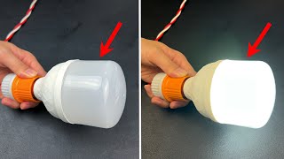 If the LED light is broken, don't throw it away! The old electrician taught me a simple and fast