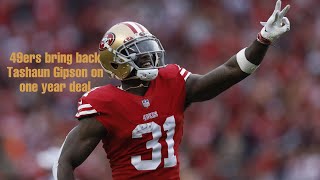 Tashaun Gipson to return in 2023 with the 49ers🔥 #49ers #49ersfaithful #49ersfootball
