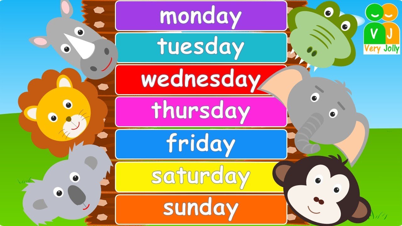 Días de La Semana en Ingles