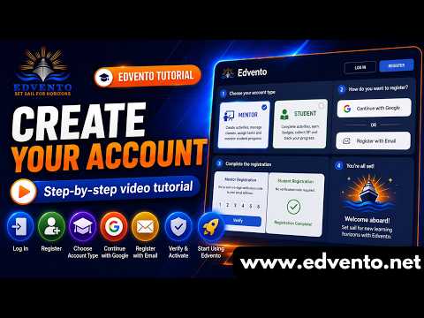 How to Create an Edvento Account