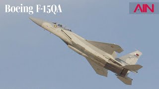 Qatari Boeing F-15QA Flies at Dubai Airshow - AIN