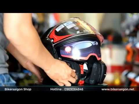 Video Mũ Bảo Hiểm Fullface LS2 Lật Hàm 2 Kính Valiant -... - youtube