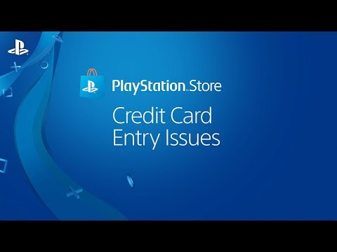 Credit Card Troubleshooting for PlayStation Store