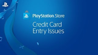 midt i intetsteds Senatet Skælde ud Credit Card Troubleshooting for PlayStation Store - YouTube