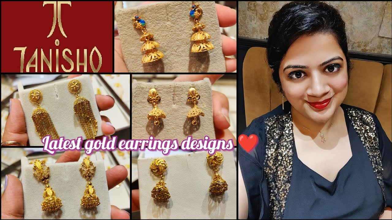 Tanishq Earrings Designs With Price Gold Earrings Tanishq Jewellery
