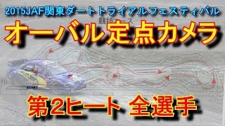 JAF関東フェス全選手オーバル定点カメラ映像　第２ヒート