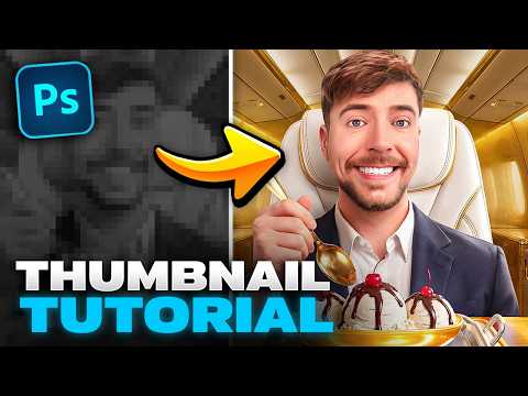 Recreating a MrBeast Thumbnail in Photoshop!