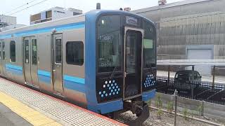 Ｅ１３1系G０５編成ワンマン橋本行き北茅ヶ崎駅発車。
