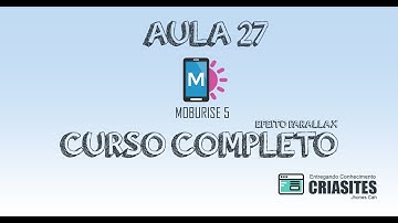 Curso Mobirise 5 - Criação de Sites │ Aula 27 - Efeito PARALLAX