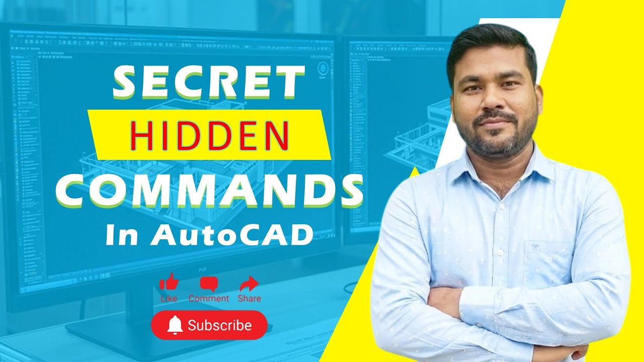 5 Hidden AutoCAD Commands Even Pros Don't Know 🤫
