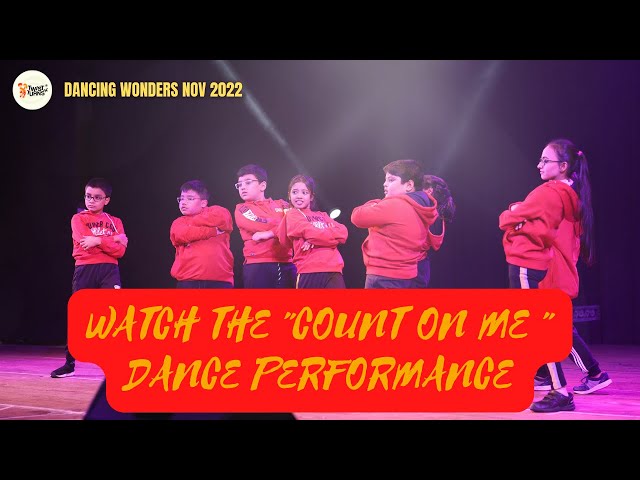 Watch the "Count on me" dance performance by India's youngest dancer!