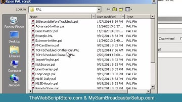 SAM Broadcaster Top Of The Hour PAL Script Explained