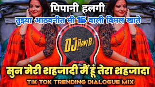 Sun Meri Shehzadi | में हु तेरा शहजादा | Papani Halgi VS Dialogue Mix | Dj Ravi RJ