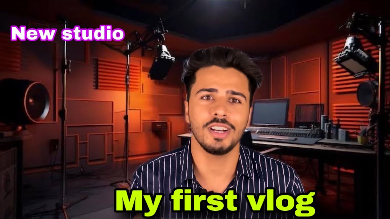 My first vlog 😍 how to make low budget youtube studio #myfirstvlog # ...