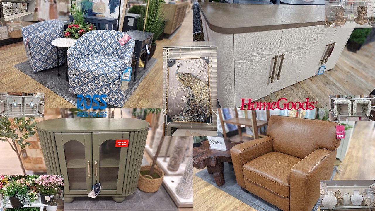 Походите со мной по магазинам HomeGoods и Ross за новыми предметами интерьера и мебелью! | Канал ...