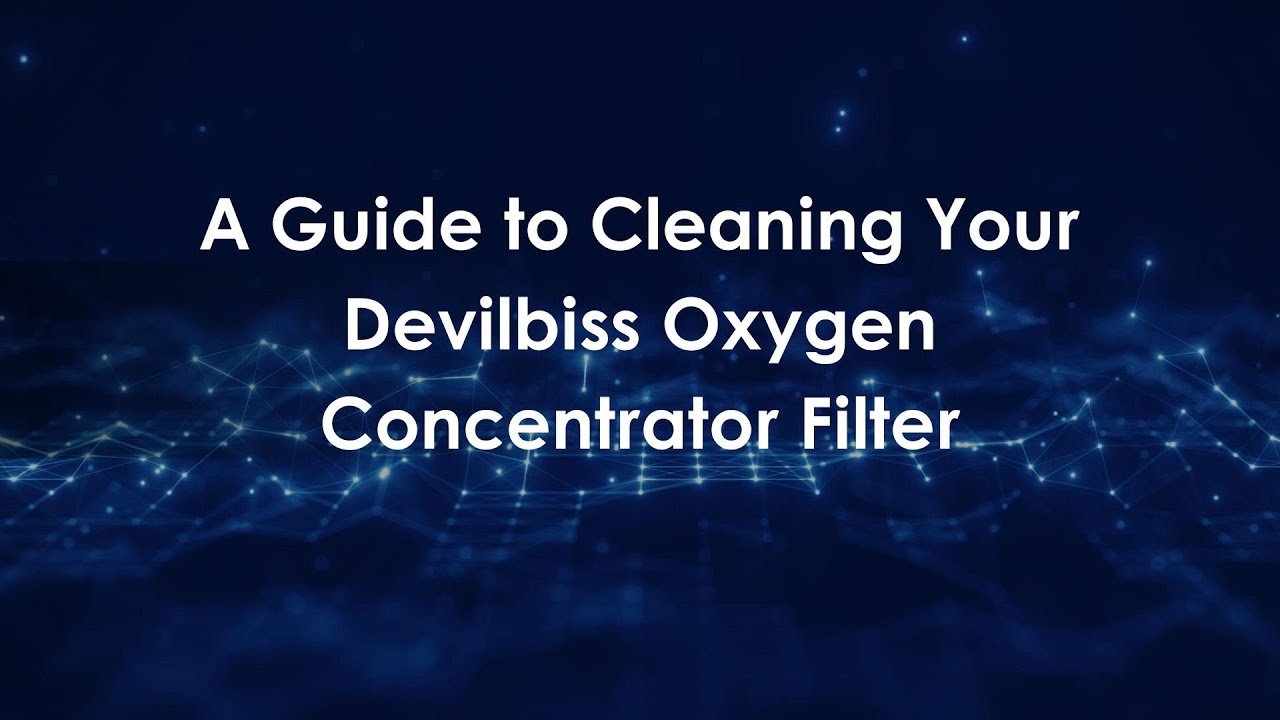 A Guide to Cleaning Your Devilbiss Oxygen Concentrator Filter - YouTube