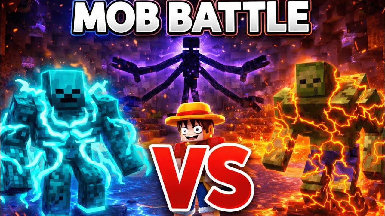 Minecraft Mob battle😱 | Mutant warden vs all 🔥 boss mobs || 