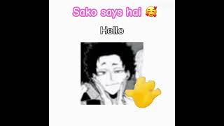 He says hai🥰 #mha#mrcompress